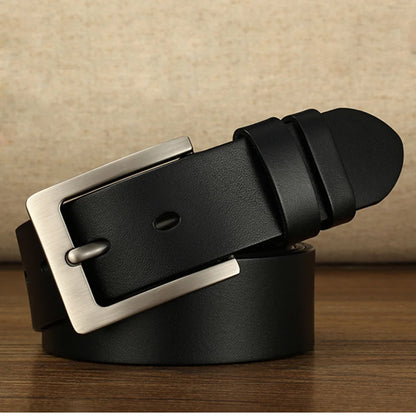 CEXIKA 140 150 160 170cm Men Belt  Pin Buckle Big Plus Large Size Male Leather Belts Cinturones Para Hombre