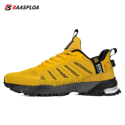 Baasploa Men Running Shoes Lightweight Sneakers Designer Sneaker Male Breathable Tennis Shoe Non Slip 2023 New Sport Shoes