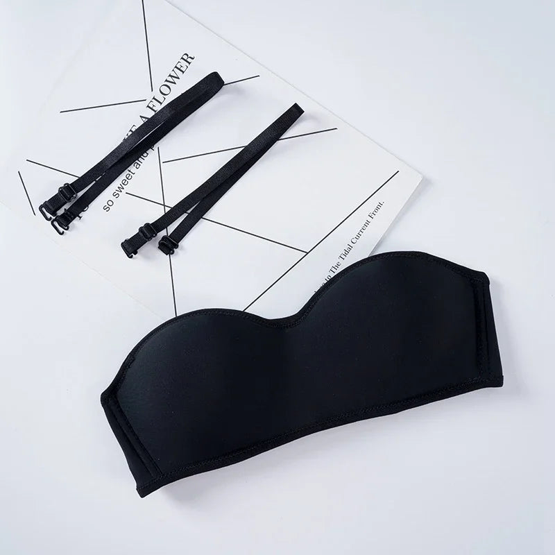 Women Invisible Bra Strapless Bralette 1/2 Cup Women's Underwear Female Seamless Party Wedding Bras Sexy Lingerie New