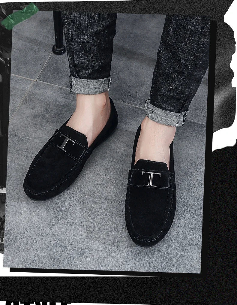 Tênis Brand Men Shoes  New Men Casual Shoes Allmatch Loafer Shoe Men Fashion Business Shoe Fashion Soft Sole Social Shoe 2024