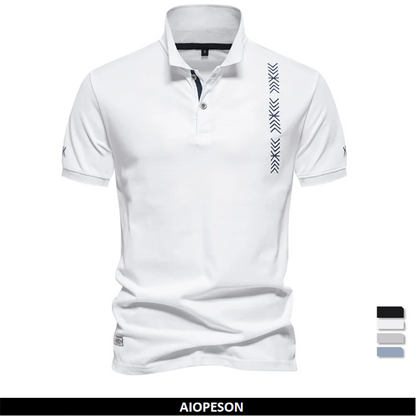 2024 New Summer 100% Cotton Polo Shirt for Men Brand Quality Embroidery Short Sleeve Mens Polos