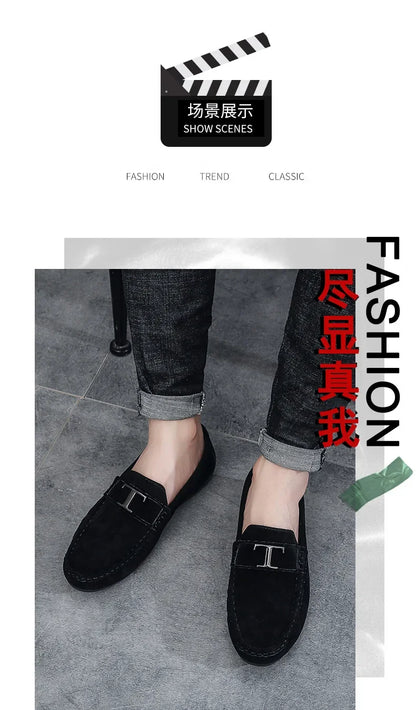 Tênis Brand Men Shoes  New Men Casual Shoes Allmatch Loafer Shoe Men Fashion Business Shoe Fashion Soft Sole Social Shoe 2024