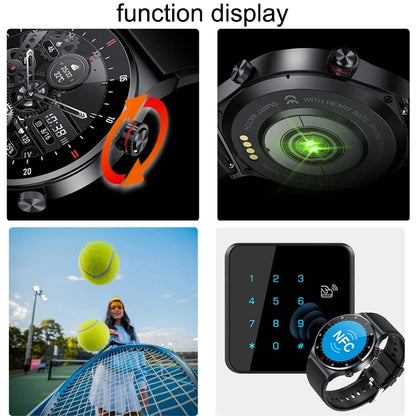 LIGE ECG+PPG Bluetooth Call Smart Watch 2025 Men AMOLED Full Touch Sports NFC Watches Men Smartwatch Waterproof For Android Ios