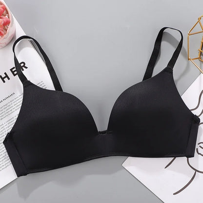 Women Seamless Bra Sexy No Wire Push Up Underwear Girls Students Breathable Thin 10 Colors Bras Female's Bra Breathable Gathered