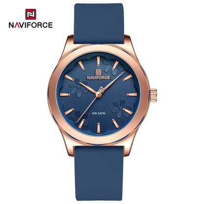 2024 NAVIFORCE New Female Fashion Elegant Wristwatch Quartz Waterproof and Shockproof Watches for Women Clock Reloj Mujer NF5051