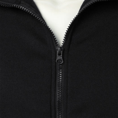 Men's casual sports zipper stand collar hoodie coat men's solid color cardigan