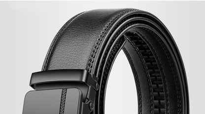 High Quality 105 150 140 130 160 170cm Large Plus Size Men's Belt Fashion Luxury Alloy Automatic Buckle Black PU Leather Belts