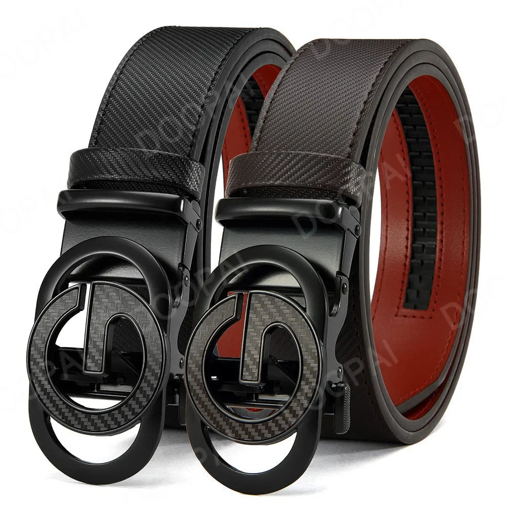 Men Belt Genuine Leather for Men's High Quality Buckle Business Black Cowskin Male Fashion Famous Brand Belt Women Plus 150cm