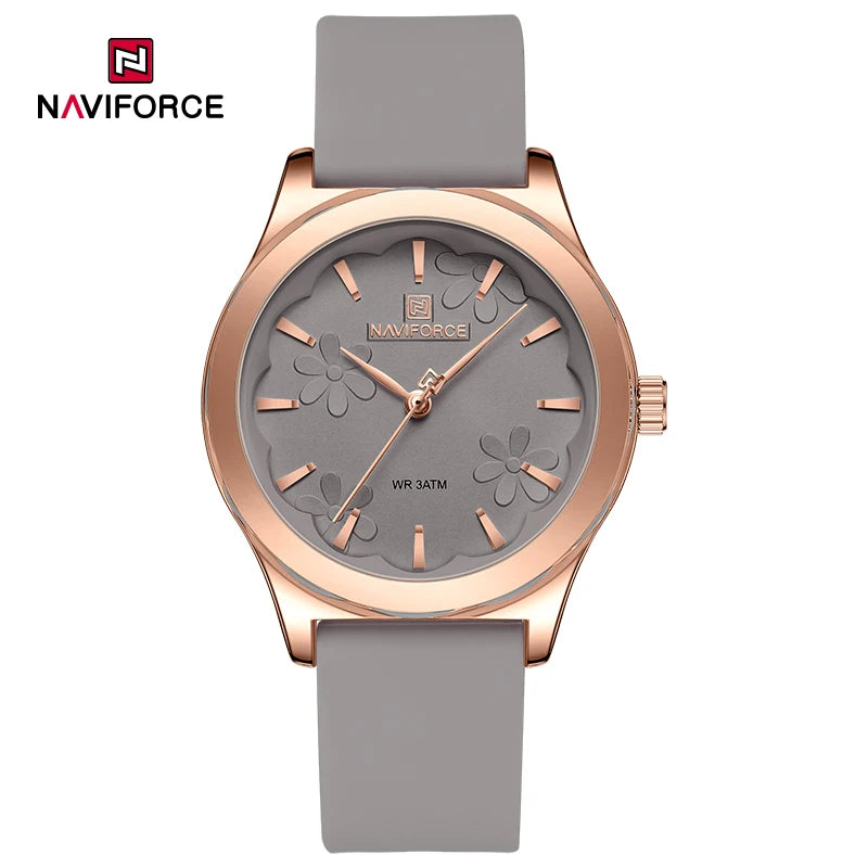 2024 NAVIFORCE New Female Fashion Elegant Wristwatch Quartz Waterproof and Shockproof Watches for Women Clock Reloj Mujer NF5051