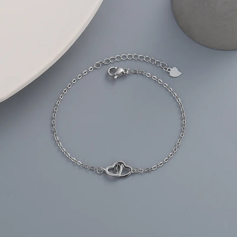 VENTFILLE 925 Sterling Silver Geometric Square Round Bead Bracelet For Women Personality Temperament Simple Hand Jewelry Party