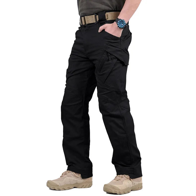 Men's Tactical Cargo Pants Classic Outdoor Hiking Trekking Men Tactical Joggers Pants Military Multi Pocket Trousers