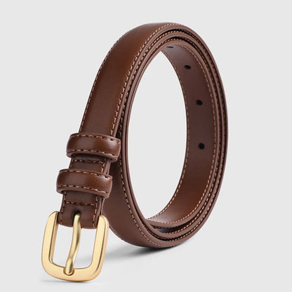 Fashion Women Belt Retro Needle Buckle Belt PU Leather Trend Belt High Quality Strap