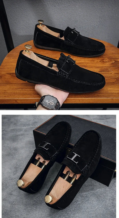 Tênis Brand Men Shoes  New Men Casual Shoes Allmatch Loafer Shoe Men Fashion Business Shoe Fashion Soft Sole Social Shoe 2024