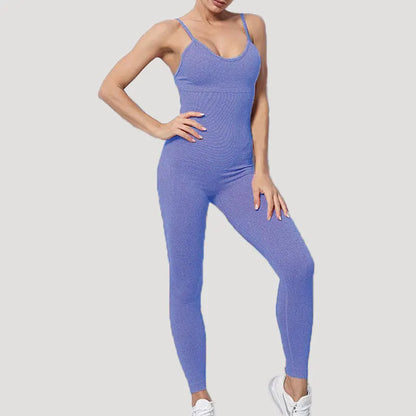 Women's Tracksuit Yoga Set Seamless Jumpsuits One Piece Fitness Workout Rompers Sportswear Gym Set Workout Clothes For Women