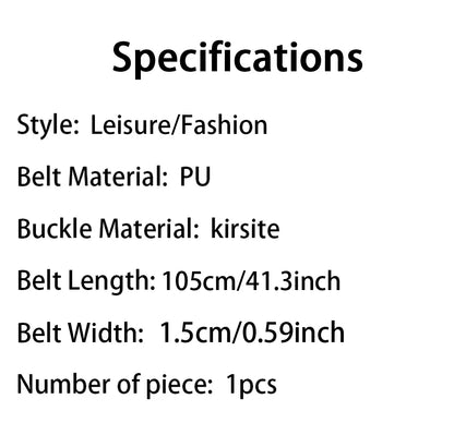 Women's Belt Minimalist Trendy Thin Belt High End Authentic Casual Versatile Needle Button Belt with Skirts Jeans Lady Belts New