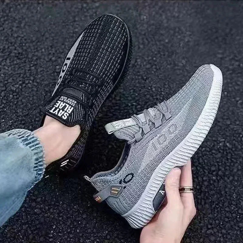 Soft soled spring and autumn old cloth shoes Breathable mesh shoes non-slip wear-resistant casual low-top shoes work shoes