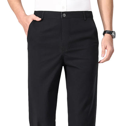 Mens Chino Pants Business Casual Dress Pants Spring Summer Autumn Trousers Lightweight Comfy Pants with Pockets