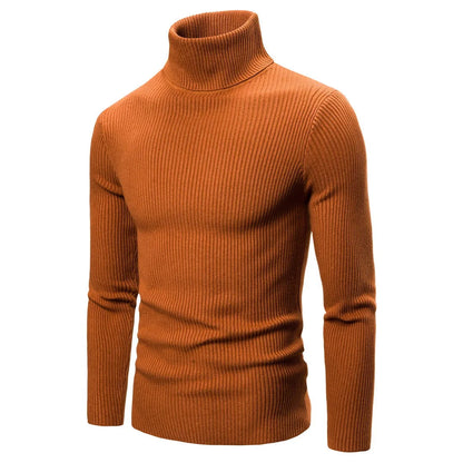 Autumn and Winter  Men's Turtleneck Sweater Male  Version Casual All-match Knitted  Sweater