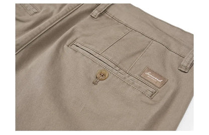 SIMWOOD 2024 Autumn New Comfortable Tapered Chinos Pants Men 250gsm Fabric Classical Trousers