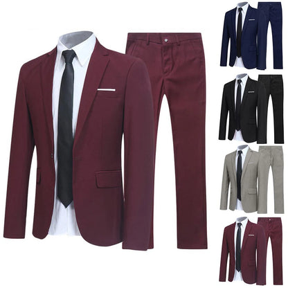 Wine Red Slim Fit Shawl Collar Velvet Suit Men Party Wedding Tuxedo Suits Men 2 Piece Suit (Jacket+Pants) Men Terno Masculino