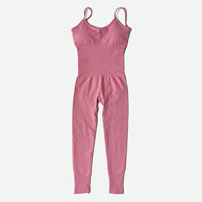 Women's Tracksuit Yoga Set Seamless Jumpsuits One Piece Fitness Workout Rompers Sportswear Gym Set Workout Clothes For Women