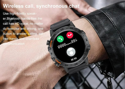 LIGE New1.39" Bluetooth Call Smart Watch Men Outdoor Sport Fitness Heart Rate Health Monitoring Smartwatch for Android IOS Phone