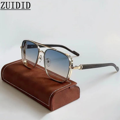 2025 Sunglasses For Men Square Sunglasses Women Trendy Luxe Vintage Fashion Glasses Retro Steampunk Shades Gafas De Sol Hombre