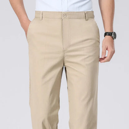 Mens Chino Pants Business Casual Dress Pants Spring Summer Autumn Trousers Lightweight Comfy Pants with Pockets