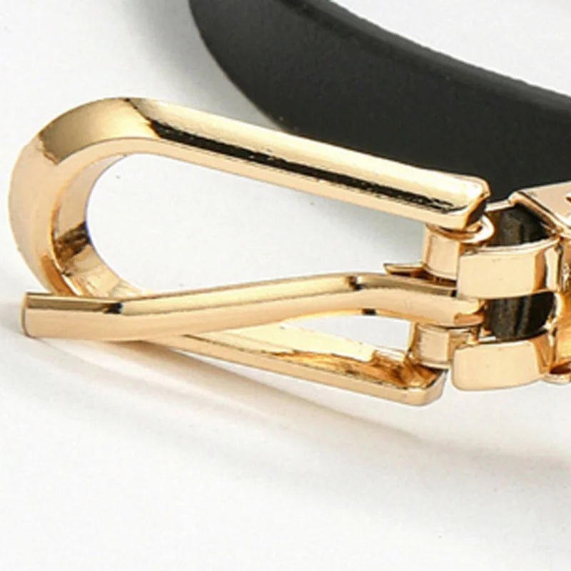 Women‘s Candy Color Waist Strap Thin Belt For Lady Girls Pants Jeans Dress Belt Alloy Pin Buckle Waistbands Adjuestable