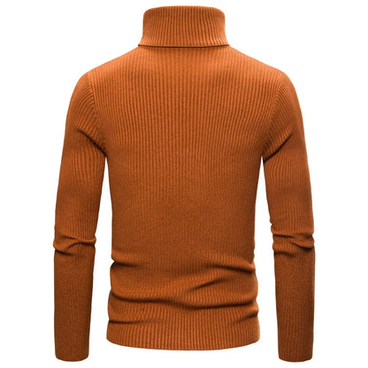 Autumn and Winter  Men's Turtleneck Sweater Male  Version Casual All-match Knitted  Sweater