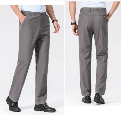 Mens Chino Pants Business Casual Dress Pants Spring Summer Autumn Trousers Lightweight Comfy Pants with Pockets