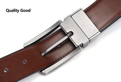 Ciartuar Leather Belts for Men High Quality Designer Brand Male Belt Luxury Mens Belts Strap Men's Gift Simple Belt Ceinture New