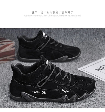 Men's outdoor sports hiking shoes four season new anti slip comfort work shoes fashion youth casual trendy shoes male's sneakers