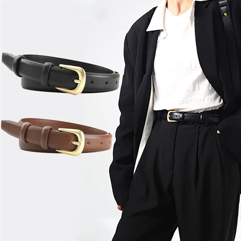 DINISITON 1 piece belt ladies fashion simple belt decorative black with jeans belt suitable for daily wear and use