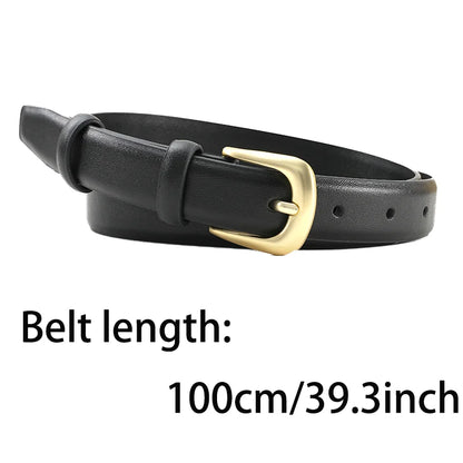 DINISITON 1 piece belt ladies fashion simple belt decorative black with jeans belt suitable for daily wear and use