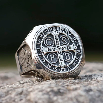 new Design 316L Stainless Steel High Polish Religious Men Ring CSSML Fashion Jewelry Gift Dropshipping