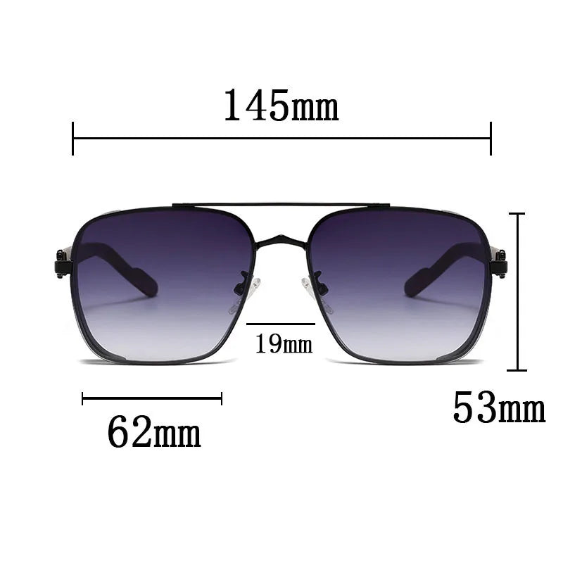 2025 Sunglasses For Men Square Sunglasses Women Trendy Luxe Vintage Fashion Glasses Retro Steampunk Shades Gafas De Sol Hombre