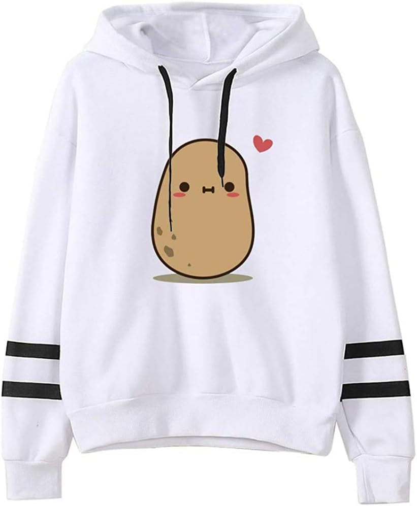 Trendy  Hooded Sweatshirt for Teen Girls - Cute Long Sleeve Pullover Tops