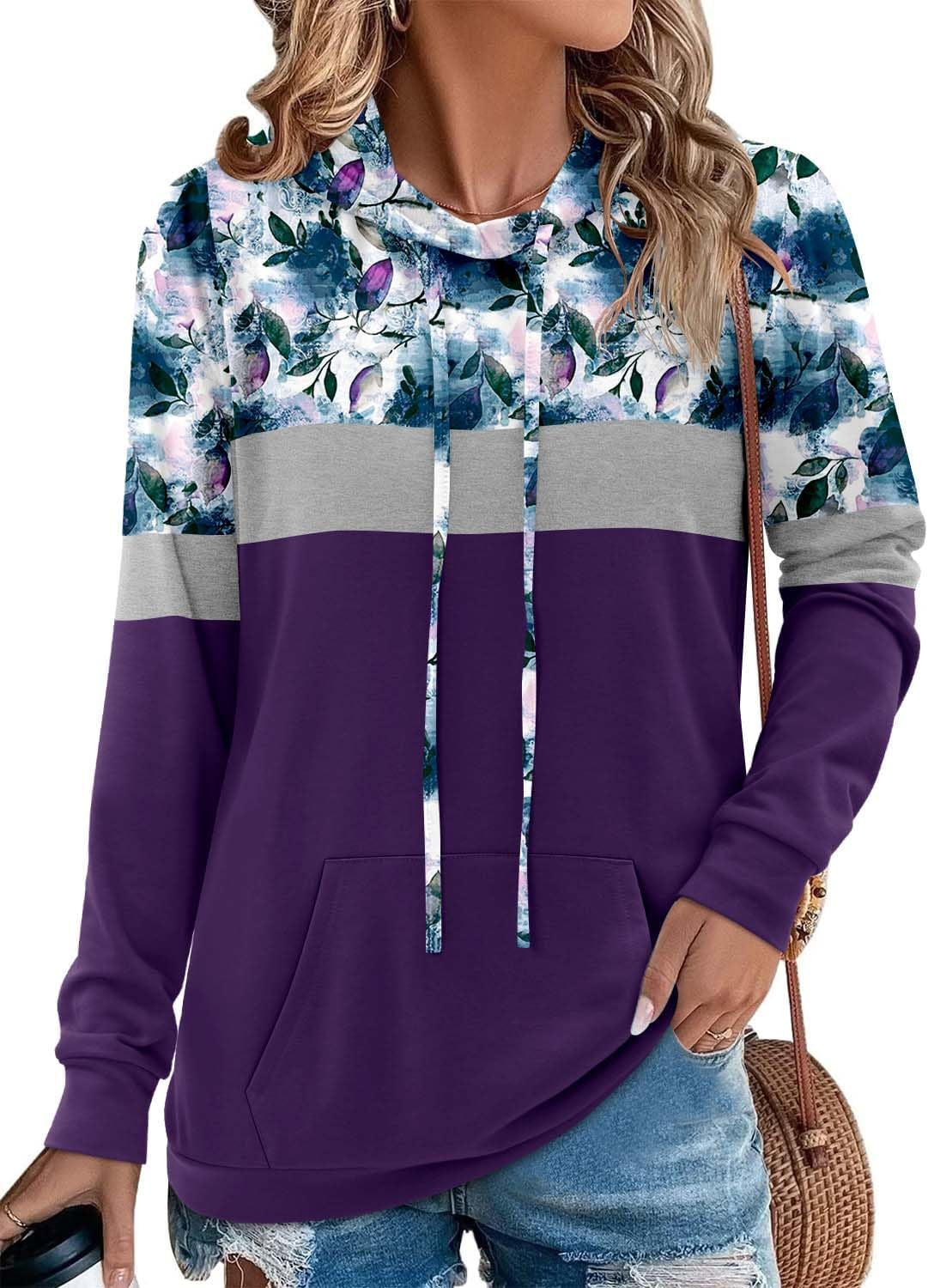 Chic  Camo Leopard Print Hoodies for Women - Stylish Pullover Sweatshirt with Drawstring and Pocket